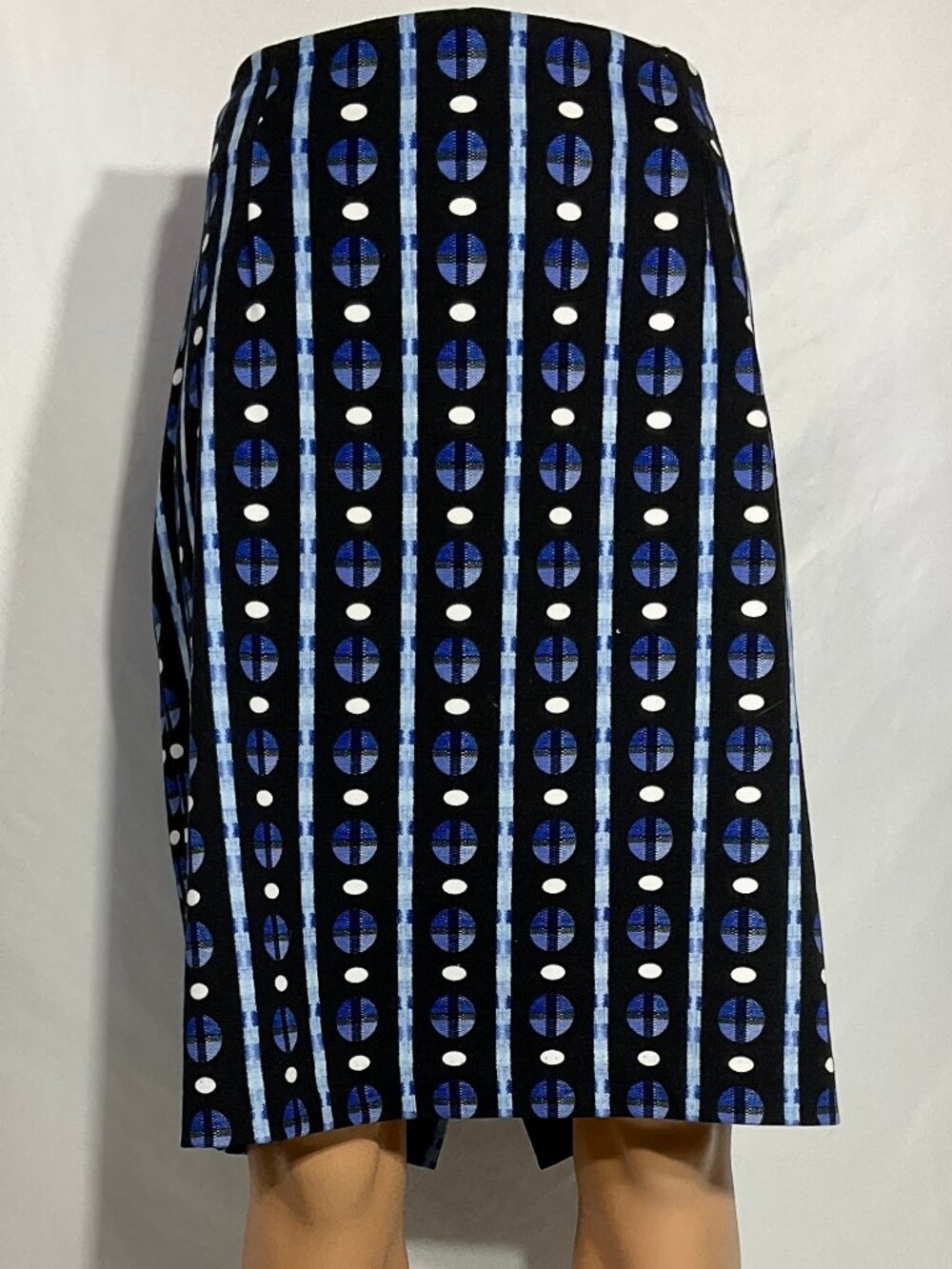 Cato Sz 18W Knee Length Skirt Blue and Black Womens 3/$14